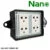 ព្រីភ្លើង NANO heavy duty rubber box with 4 outlet socket – ( 560-G037-RBNS4-NM )